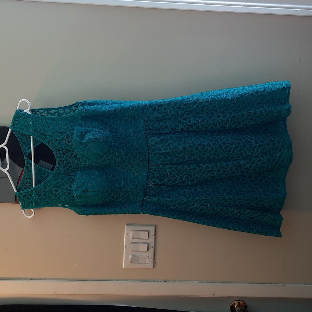 Teal LeChateau dress